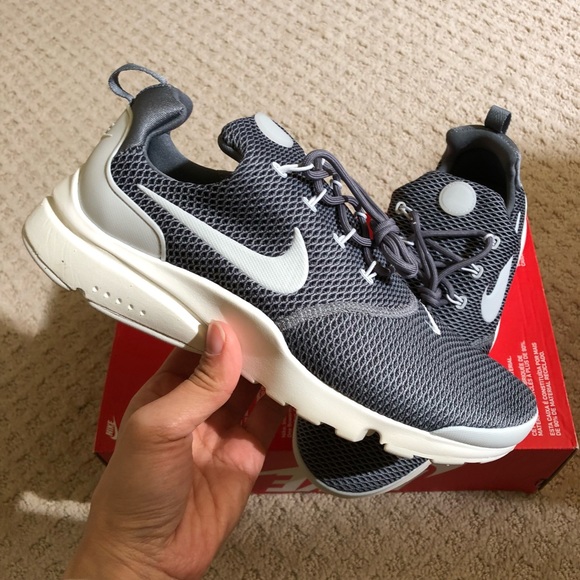🚫✂️🍀 New🍀 NIKE cool grey Presto Fly ~ 8.5 - Picture 2 of 7